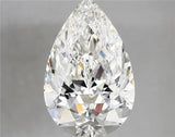 4.07ct Pear Lab Grown Diamond (Colour F, Clarity VVS2, IGI Certified)