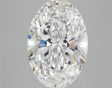 4.56ct Oval Lab Grown Diamond (Colour D, Clarity VVS2, IGI Certified)