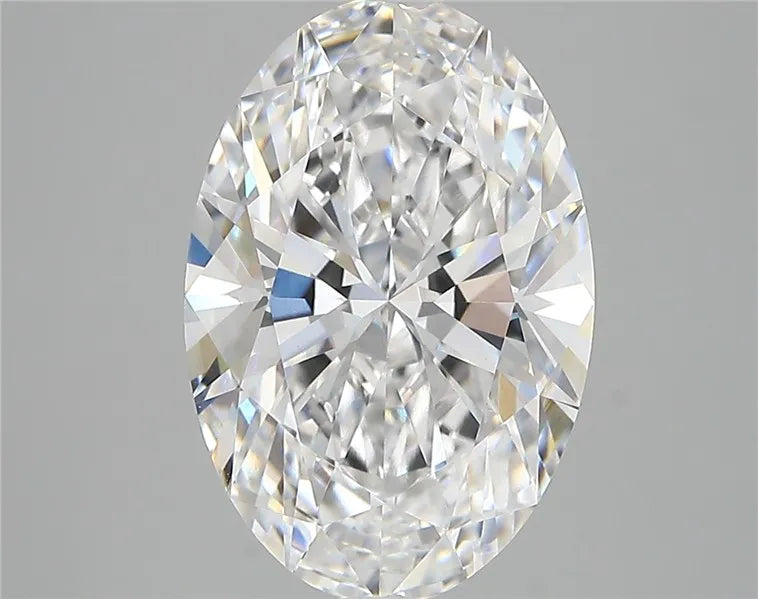 4.56ct Oval Lab Grown Diamond (Colour D, Clarity VVS2, IGI Certified)