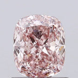 0.97ct Cushion modified Lab Grown Diamond (Colour Light Pink, Clarity VVS2, IGI Certified)