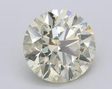 2.04ct Round Lab Grown Diamond (Colour Very Light Yellow, Clarity VS2, Cut ID, IGI Certified)