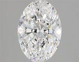 2.00ct Oval Lab Grown Diamond (Colour D, Clarity VVS2, IGI Certified)