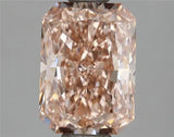 1.71ct Radiant Lab Grown Diamond (Colour Fancy Intense Brownish Pink, Clarity VS2, IGI Certified)