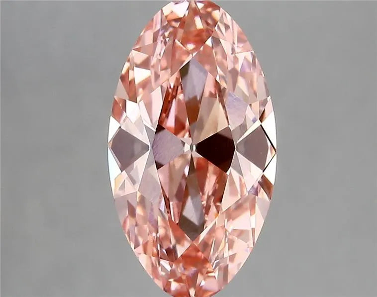 2.49ct Oval Lab Grown Diamond (Colour Fancy Vivid Pink, Clarity VS1, IGI Certified)
