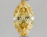 1.22ct Marquise Lab Grown Diamond (Colour Fancy Vivid Yellow, Clarity VVS2, IGI Certified)