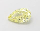 0.37ct Pear Lab Grown Diamond (Colour Fancy Yellow, Clarity VVS2, IGI Certified)