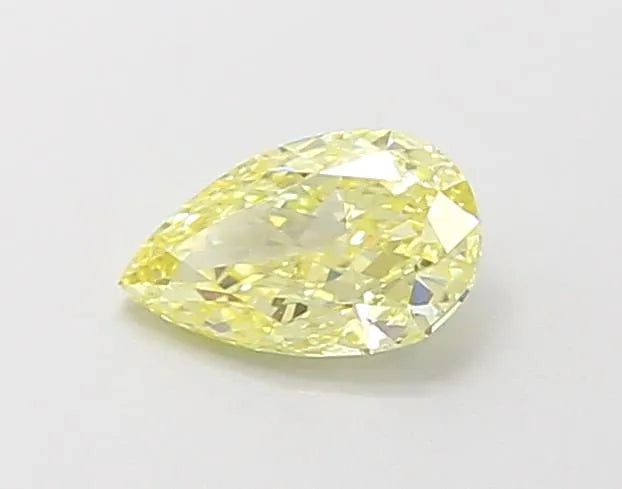 0.37ct Pear Lab Grown Diamond (Colour Fancy Yellow, Clarity VVS2, IGI Certified)