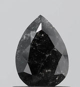 0.83ct Pear Natural Diamond (Colour Fancy Black, Clarity VS2, Cut EX, GIA Certified)