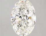 3.30ct Oval Lab Grown Diamond (Colour F, Clarity VVS2, IGI Certified)