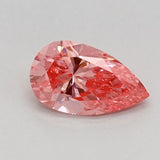 0.37ct Pear Lab Grown Diamond (Colour Fancy Vivid Pink, Clarity VVS1, IGI Certified)