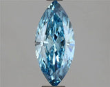 1.00ct Marquise Lab Grown Diamond (Colour Fancy Vivid Blue, Clarity VVS2, IGI Certified)
