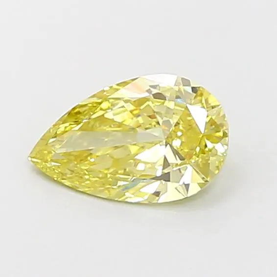 1.01ct Pear Lab Grown Diamond (Colour Fancy Intense Yellow, Clarity VVS2, IGI Certified)