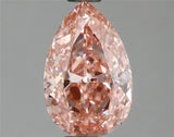 1.11ct Pear Lab Grown Diamond (Colour Fancy Vivid Pink, Clarity VS1, IGI Certified)