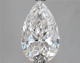 3.08ct Pear Lab Grown Diamond (Colour E, Clarity VS2, IGI Certified)