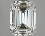 3.09ct Emerald Lab Grown Diamond (Colour F, Clarity VVS2, IGI Certified)