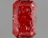 0.91ct Radiant Lab Grown Diamond (Colour Fancy Vivid Pink, Clarity VVS2, IGI Certified)