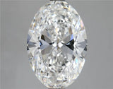 3.55ct Oval Lab Grown Diamond (Colour E, Clarity VVS2, IGI Certified)