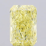 3.05ct Radiant Lab Grown Diamond (Colour Fancy Vivid Yellow, Clarity VS2, IGI Certified)