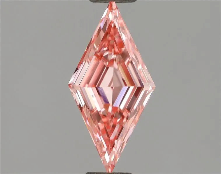 0.57ct Lozenge Lab Grown Diamond (Colour Fancy Vivid Pink, Clarity VS1, IGI Certified)