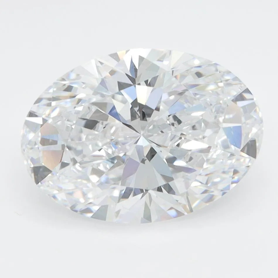 3.00ct Oval Lab Grown Diamond (Colour D, Clarity VVS1, IGI Certified)