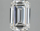 2.68ct Emerald Lab Grown Diamond (Colour D, Clarity VVS2, IGI Certified)