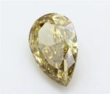3.53ct Pear Lab Grown Diamond (Colour Fancy Intense Gray Yellow, Clarity VS2, IGI Certified)