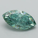 1.72ct Marquise Lab Grown Diamond (Colour Fancy Vivid Green, Clarity VVS2, IGI Certified)