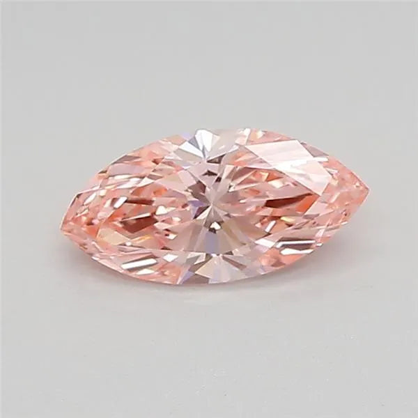 0.44ct Marquise Lab Grown Diamond (Colour Fancy Vivid Pink, Clarity VVS2, IGI Certified)