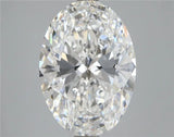 4.53ct Oval Lab Grown Diamond (Colour E, Clarity VVS2, IGI Certified)