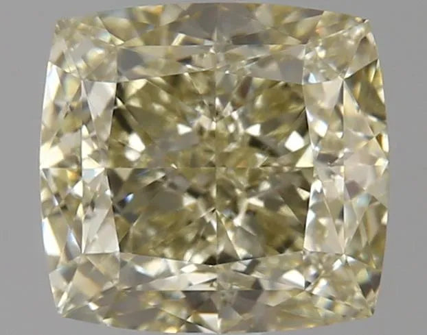 2.01ct Cushion modified Lab Grown Diamond (Colour Fancy Yellow, Clarity VS1, IGI Certified)