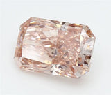 3.03ct Radiant Lab Grown Diamond (Colour Fancy Intense Brownish Pink, Clarity VS2, IGI Certified)