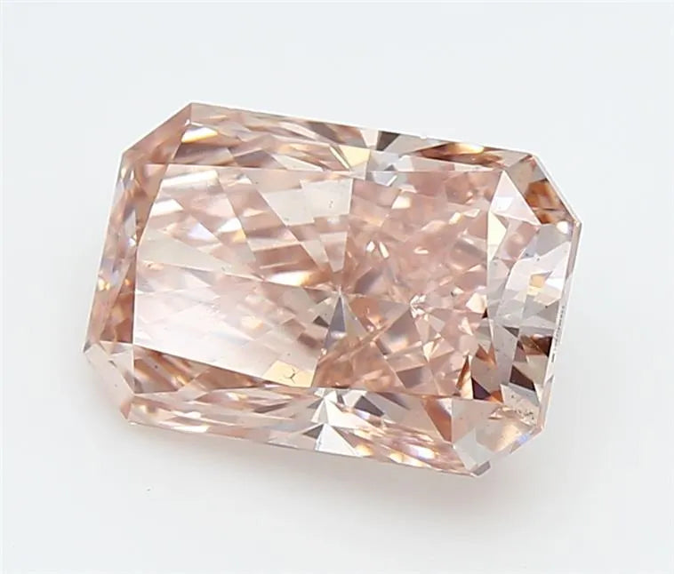 3.03ct Radiant Lab Grown Diamond (Colour Fancy Intense Brownish Pink, Clarity VS2, IGI Certified)