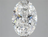 4.09ct Oval Lab Grown Diamond (Colour E, Clarity VS1, IGI Certified)