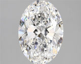 3.00ct Oval Lab Grown Diamond (Colour D, Clarity VVS2, IGI Certified)