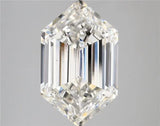 6.04ct Hexagonal Lab Grown Diamond (Colour G, Clarity VS1, IGI Certified)