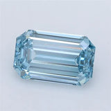 0.93ct Emerald Lab Grown Diamond (Colour Fancy Intense Greenish Blue, Clarity VS1, IGI Certified)