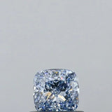 0.54ct Cushion brilliant Lab Grown Diamond (Colour Fancy Vivid Blue, Clarity VVS2, IGI Certified)