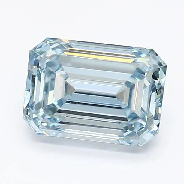 1.31ct Emerald Lab Grown Diamond (Colour Fancy Intense Blue, Clarity VS1, IGI Certified)