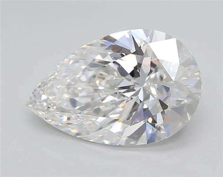 3.54ct Pear Lab Grown Diamond (Colour E, Clarity VVS2, IGI Certified)