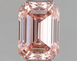 0.90ct Emerald Lab Grown Diamond (Colour Fancy Intense Pink, Clarity VVS2, IGI Certified)