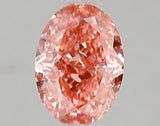 1.02ct Oval Lab Grown Diamond (Colour Fancy Vivid Pink, Clarity VS2, IGI Certified)