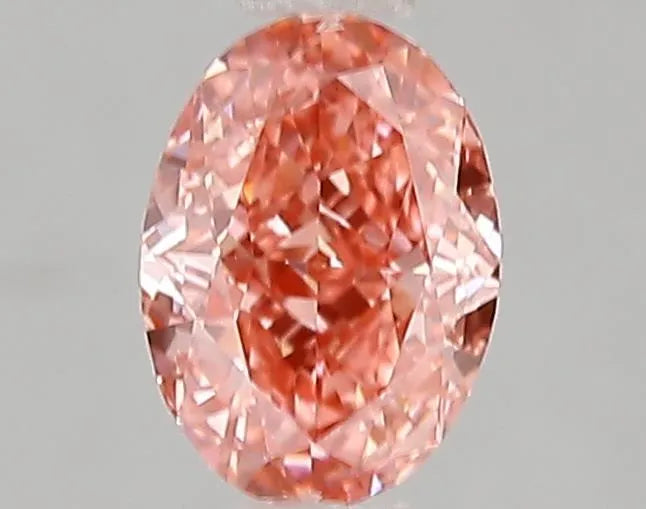 1.02ct Oval Lab Grown Diamond (Colour Fancy Vivid Pink, Clarity VS2, IGI Certified)