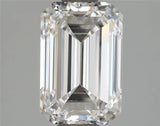 2.51ct Emerald Lab Grown Diamond (Colour E, Clarity VVS2, IGI Certified)