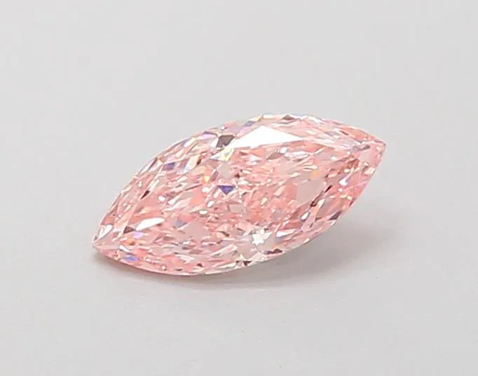 0.53ct Marquise Lab Grown Diamond (Colour Fancy Intense Pink, Clarity VS1, IGI Certified)