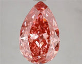 4.07ct Pear Lab Grown Diamond (Colour Fancy Vivid Pink, Clarity VS1, IGI Certified)
