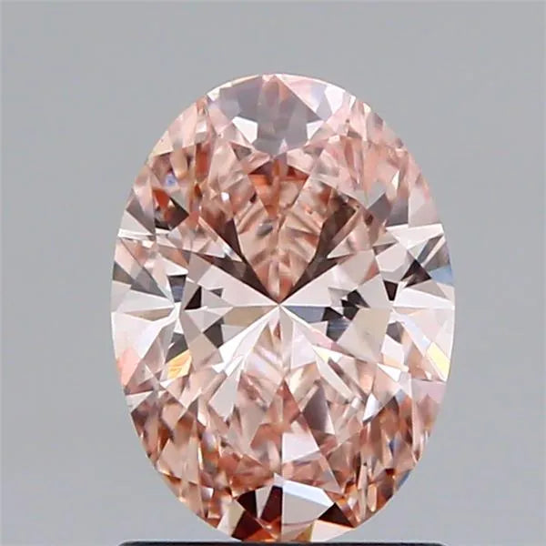 1.01ct Oval Lab Grown Diamond (Colour Fancy Pink, Clarity VS2, IGI Certified)
