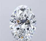 2.51ct Oval Lab Grown Diamond (Colour E, Clarity VVS2, IGI Certified)