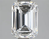 2.06ct Emerald Lab Grown Diamond (Colour D, Clarity VS1, IGI Certified)