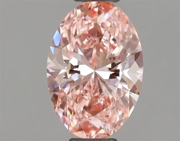 1.01ct Oval Lab Grown Diamond (Colour Fancy Vivid Pink, Clarity VS1, IGI Certified)