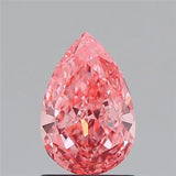 1.10ct Pear Lab Grown Diamond (Colour Fancy Vivid Pink, Clarity VVS2, IGI Certified)